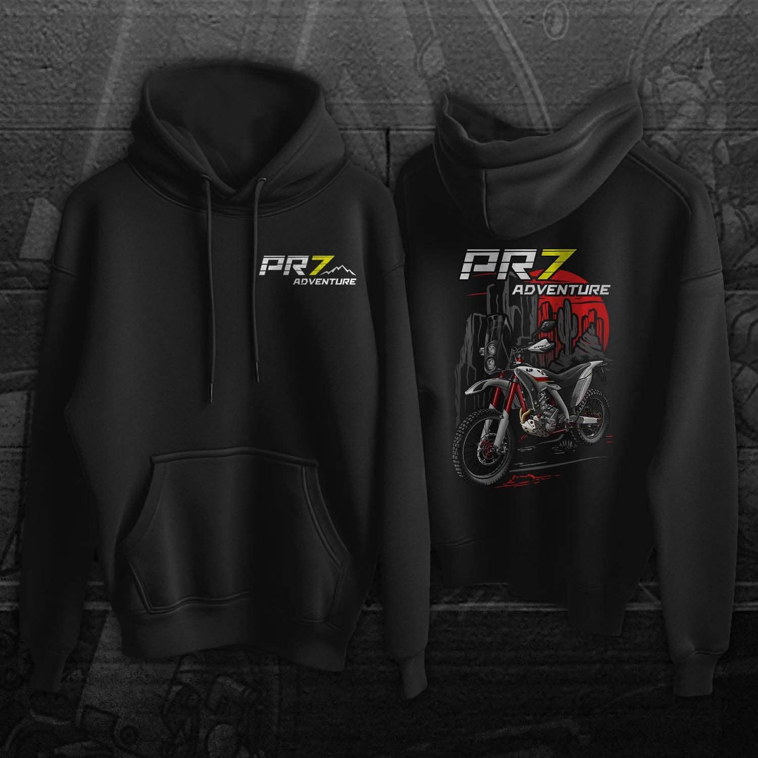 AJP PR7 Hoodie - Motorcycle Sweatshirt for Riders
