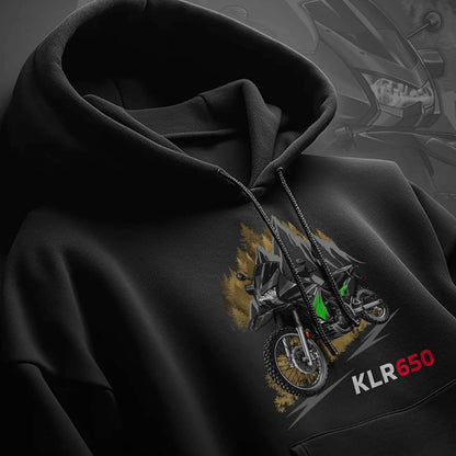 Kawasaki KLR 650 2008-10 Hoodie - Motorcycle Sweatshirt for Riders