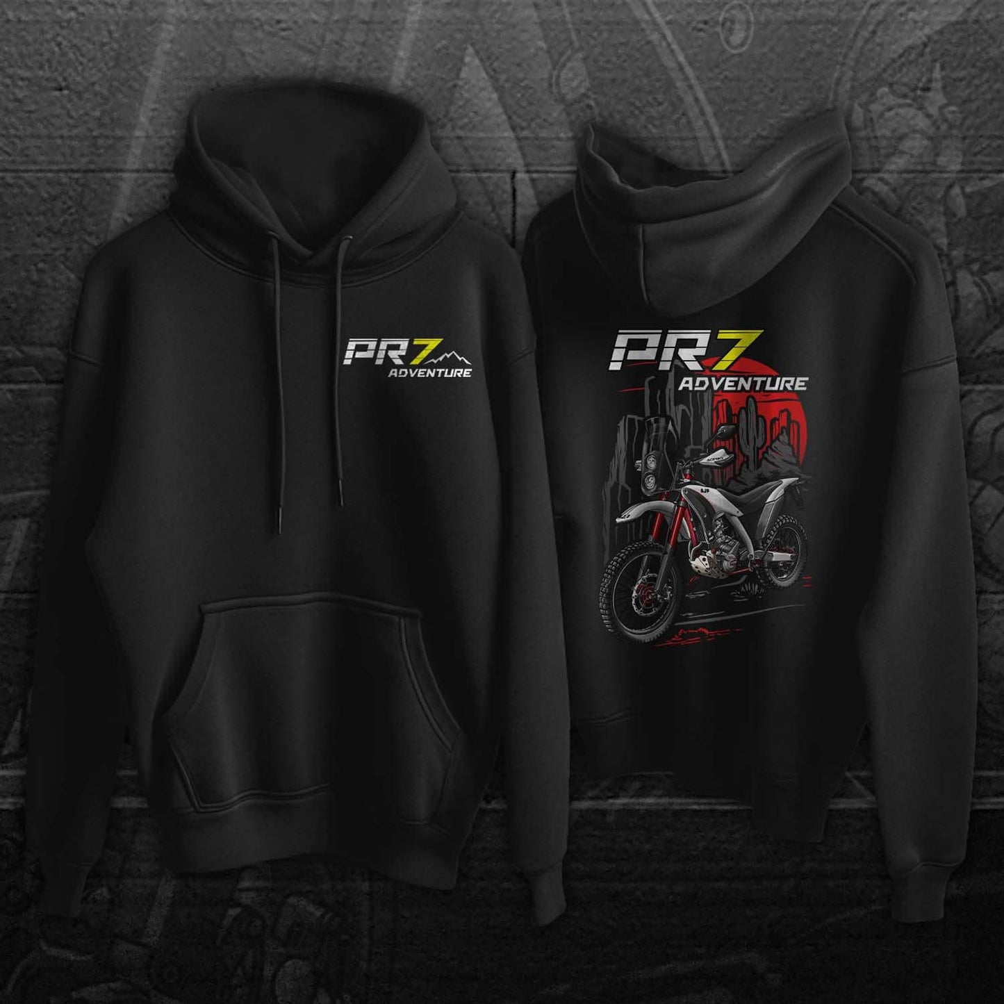AJP PR7 Hoodie - Motorcycle Sweatshirt for Riders