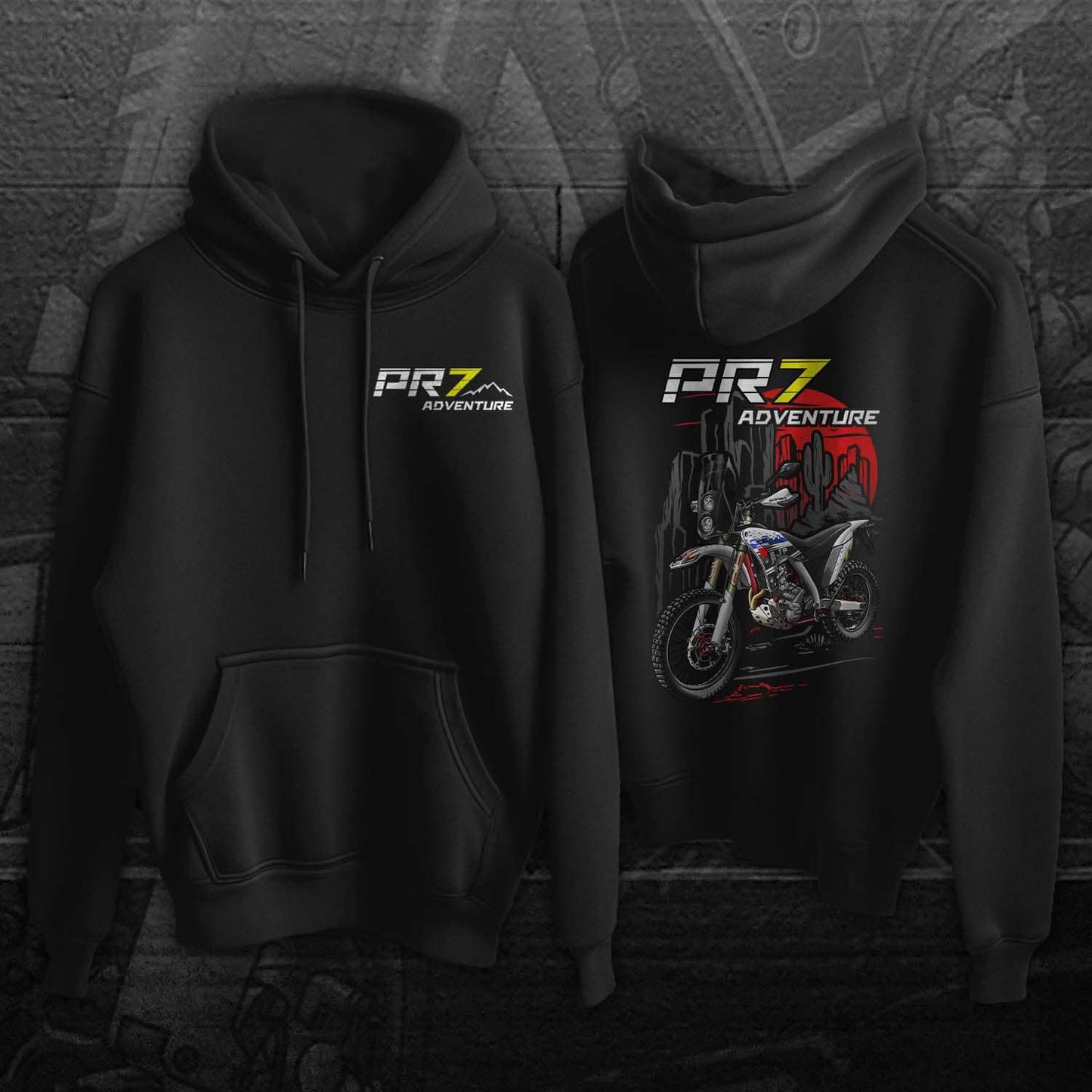 AJP PR7 Hoodie - Motorcycle Sweatshirt for Riders