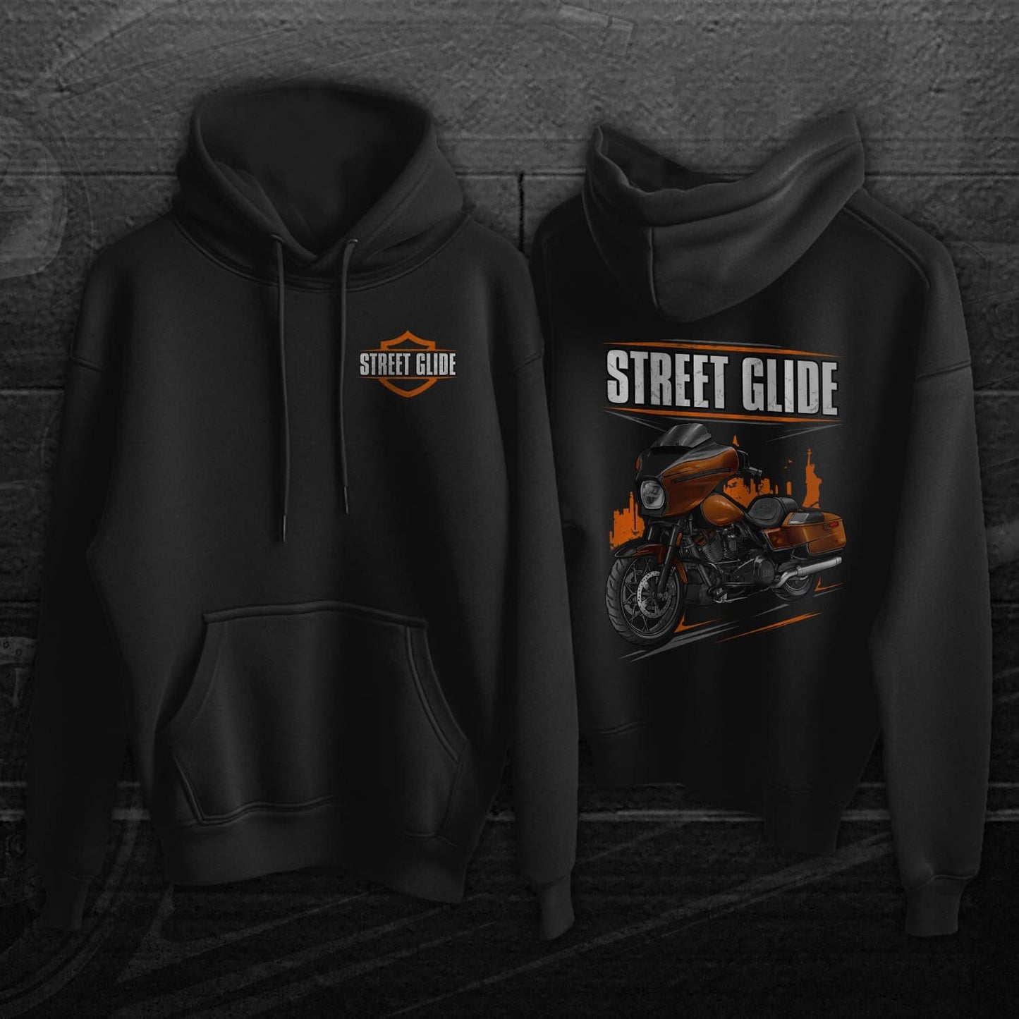 Harley Road Glide CVO FLTRSE 2023-24 Hoodie - Motorcycle Sweatshirt for Bikers