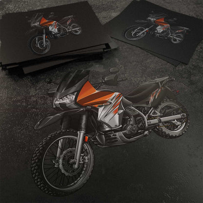 Kawasaki KLR 650 2011-14 Stickers - Set of 3 Motorcycle Decals for Riders