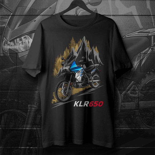 Kawasaki KLR 650 2011-14 T-Shirt - Motorcycle Tee Shirt for Riders