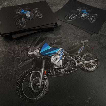 Kawasaki KLR 650 2011-14 Stickers - Set of 3 Motorcycle Decals for Riders