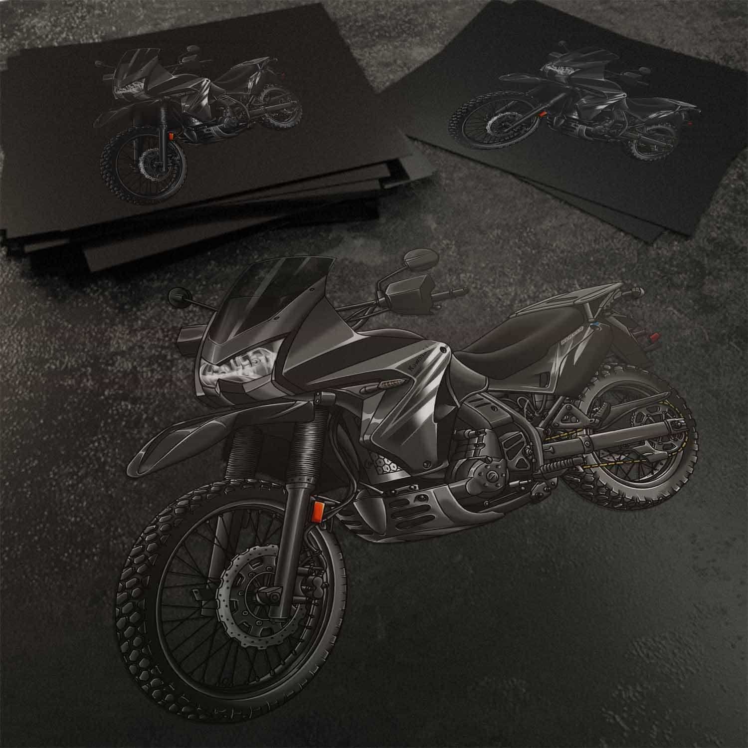 Kawasaki KLR 650 2011-14 Stickers - Set of 3 Motorcycle Decals for Riders