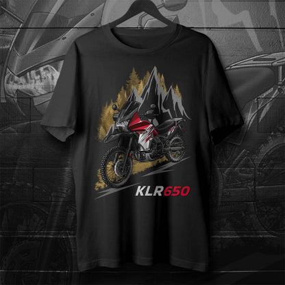 Kawasaki KLR 650 2011-14 T-Shirt - Motorcycle Tee Shirt for Riders