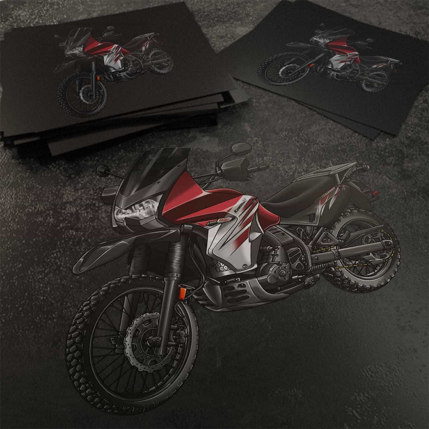 Kawasaki KLR 650 2011-14 Stickers - Set of 3 Motorcycle Decals for Riders