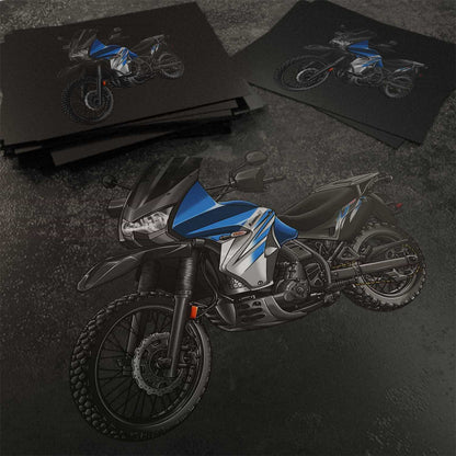 Kawasaki KLR 650 2011-14 Stickers - Set of 3 Motorcycle Decals for Riders