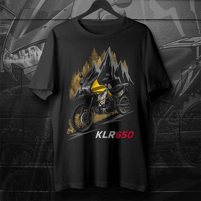 Kawasaki KLR 650 2011-14 T-Shirt - Motorcycle Tee Shirt for Riders