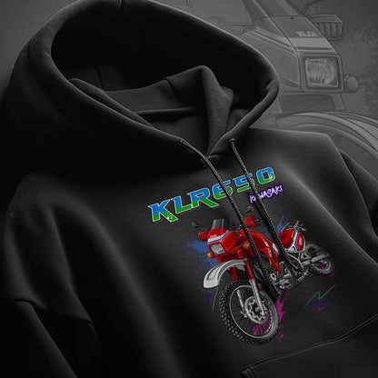 Kawasaki KLR 650 A 1987-93 Hoodie - Motorcycle Sweatshirt for Riders