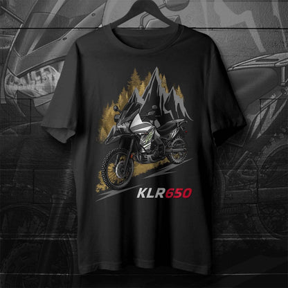Kawasaki KLR 650 2011-14 T-Shirt - Motorcycle Tee Shirt for Riders