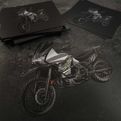Kawasaki KLR 650 2011-14 Stickers - Set of 3 Motorcycle Decals for Riders