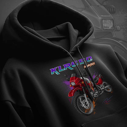 Kawasaki KLR 650 A 2004-07 Hoodie - Motorcycle Sweatshirt for Riders