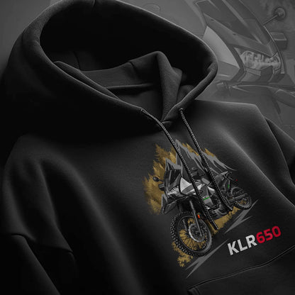 Kawasaki KLR 650 2014-18 Hoodie - Motorcycle Sweatshirt for Riders