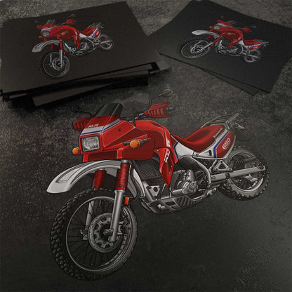 Kawasaki KLR 650 A 1987-93 Stickers - Set of 3 Motorcycle Decals for Riders
