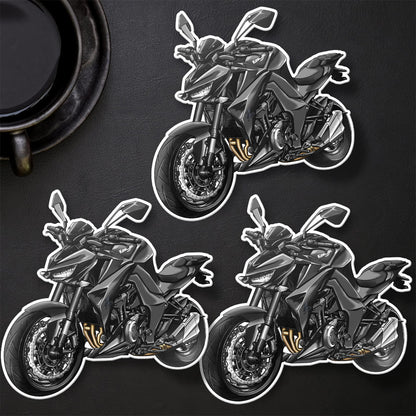 Kawasaki Z1000 2014-16 Stickers - Set of 3 Motorcycle Decals for Riders