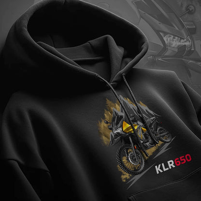 Kawasaki KLR 650 2014-18 Hoodie - Motorcycle Sweatshirt for Riders
