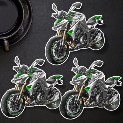 Kawasaki Z1000 2014-16 Stickers - Set of 3 Motorcycle Decals for Riders