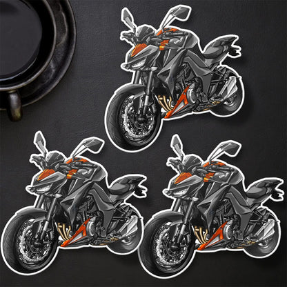Kawasaki Z1000 2014-16 Stickers - Set of 3 Motorcycle Decals for Riders
