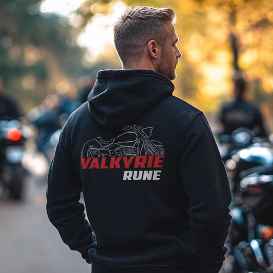Honda Valkyrie Rune Inspired Hoodie - Motorcycle Sweatshirt for Riders