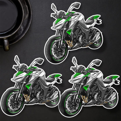 Kawasaki Z1000 2014-16 Stickers - Set of 3 Motorcycle Decals for Riders