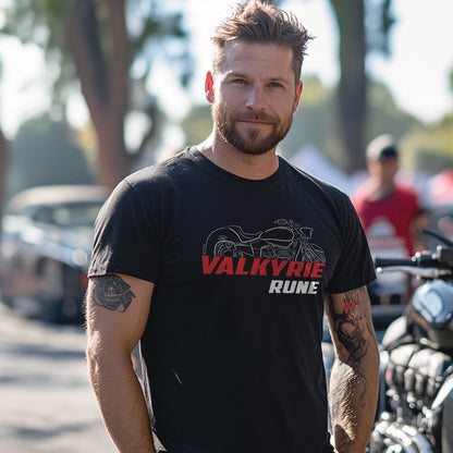 Honda Valkyrie Rune Inspired T-Shirt - Motorcycle Tee Shirt