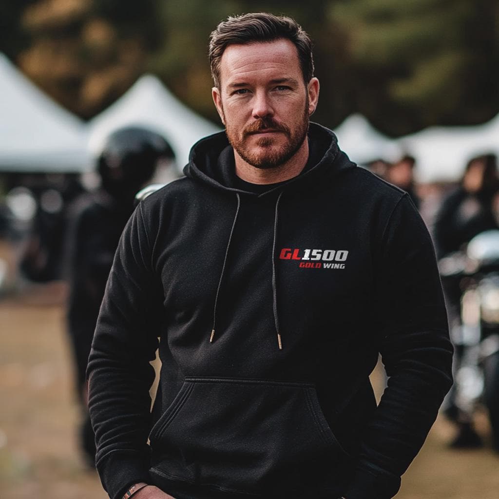 Honda GL 1500 Gold Wing Inspired Hoodie - Motorcycle Sweatshirt for Riders