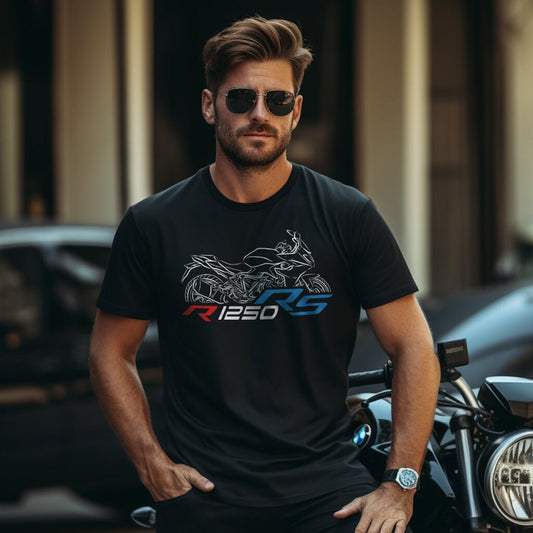 BMW R1250RS T-Shirt - Motorcycle Tee Shirt for Motorrad Riders