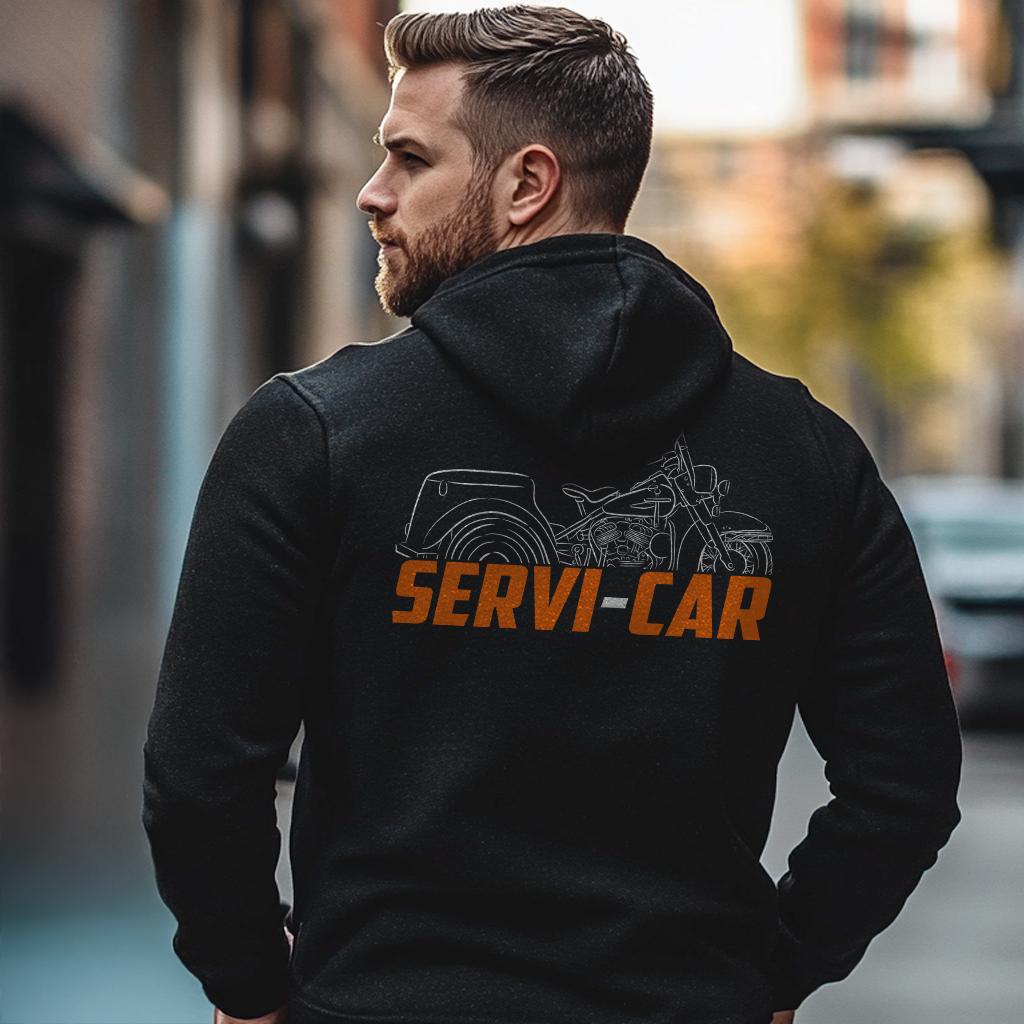 Harley-Davidson Servi-Car GE Inspired Hoodie - Biker Motorcycle Sweatshirt