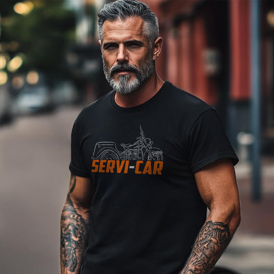 Harley-Davidson Servi-Car GE Inspired T-Shirt - Biker Motorcycle Tee Shirt