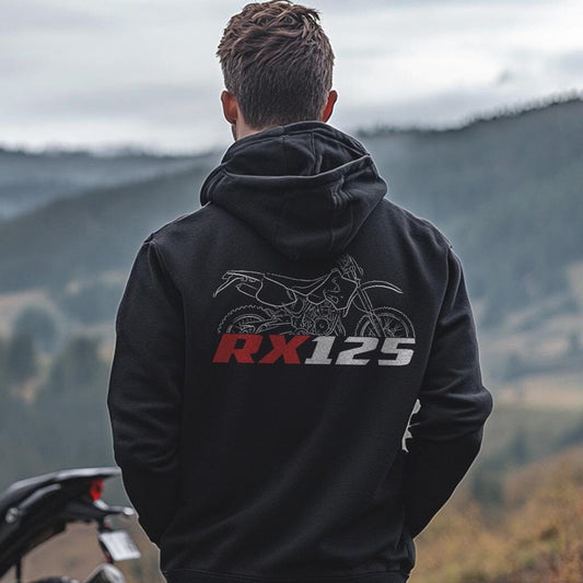Aprilia RX 125 Inspired Hoodie - Motorcycle Sweatshirt for Riders