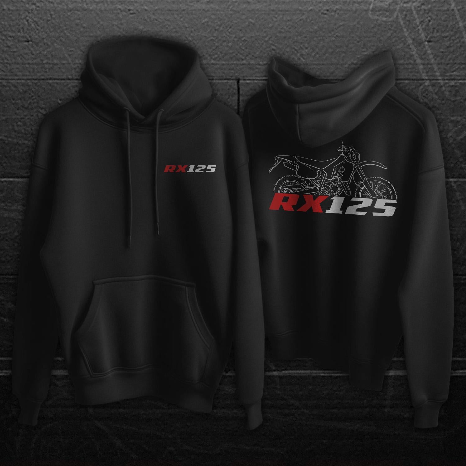 Aprilia RX 125 Inspired Hoodie - Motorcycle Sweatshirt for Riders