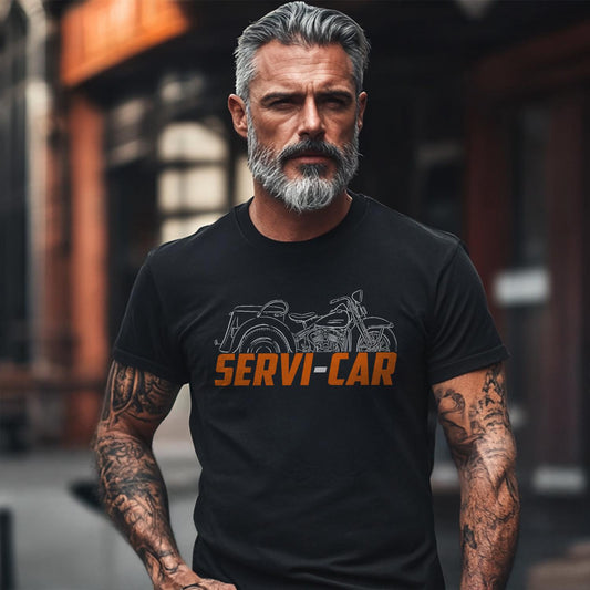 Harley-Davidson Servi-Car G GA Inspired T-Shirt - Biker Motorcycle Tee Shirt
