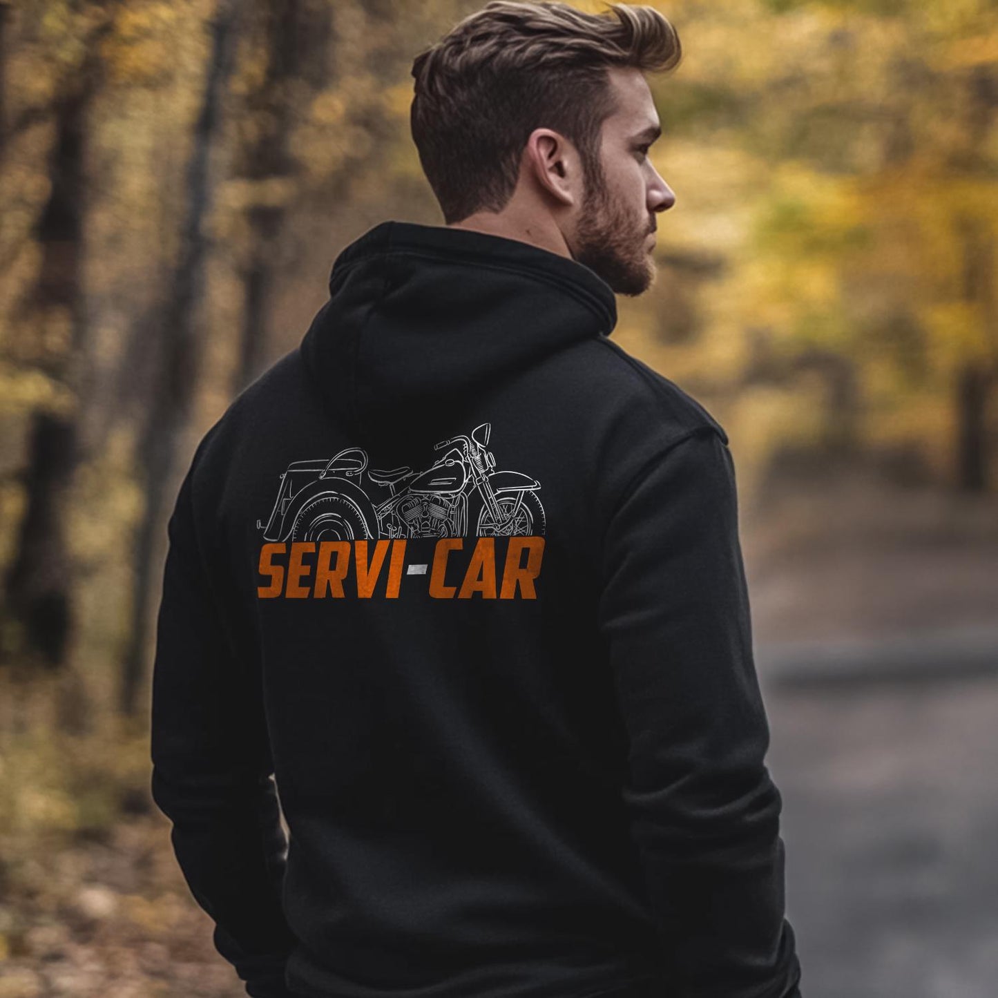 Harley-Davidson Servi-Car G GA Inspired Hoodie - Biker Motorcycle Sweatshirt