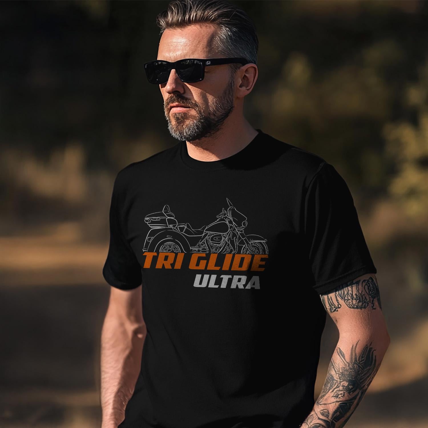 Harley-Davidson FLHTCUTG Tri Glide Ultra Inspired T-Shirt - Biker Motorcycle Tee Shirt
