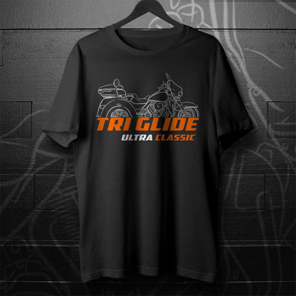Harley-Davidson FLHTCUTG Tri Glide Ultra Classic Inspired T-Shirt - Biker Motorcycle Tee Shirt