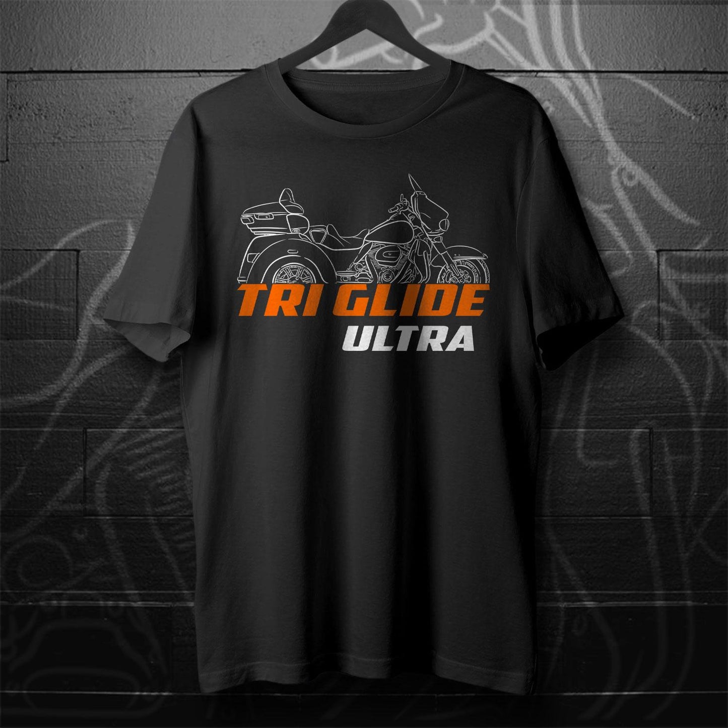 Harley-Davidson FLHTCUTG Tri Glide Ultra Inspired T-Shirt - Biker Motorcycle Tee Shirt