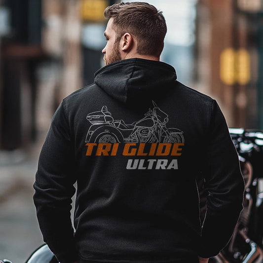Harley-Davidson FLHTCUTG Tri Glide Ultra Inspired Hoodie - Biker Motorcycle Sweatshirt
