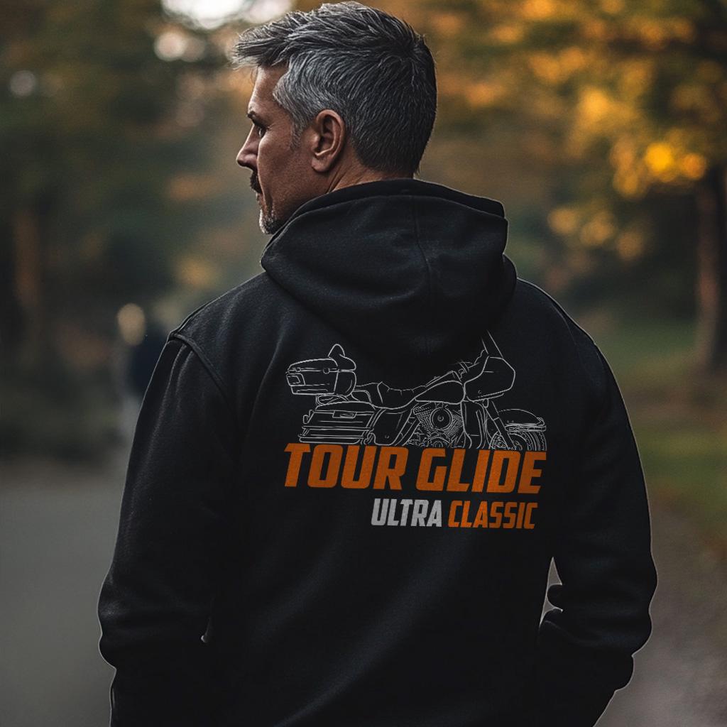 Harley-Davidson FLTCU Ultra Classic Tour Glide Inspired Hoodie - Biker Motorcycle Sweatshirt