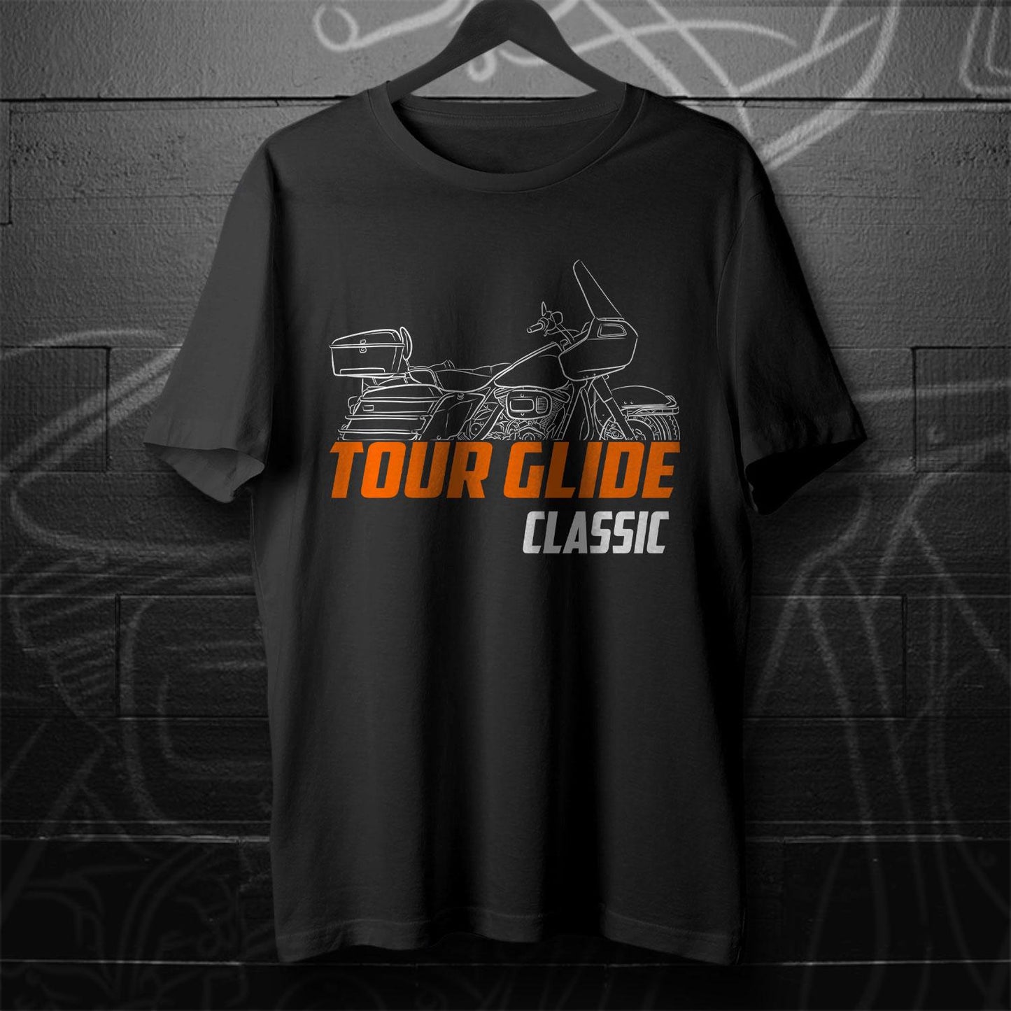 Harley-Davidson FLTC Tour Glide Classic Inspired T-Shirt - Biker Motorcycle Tee Shirt