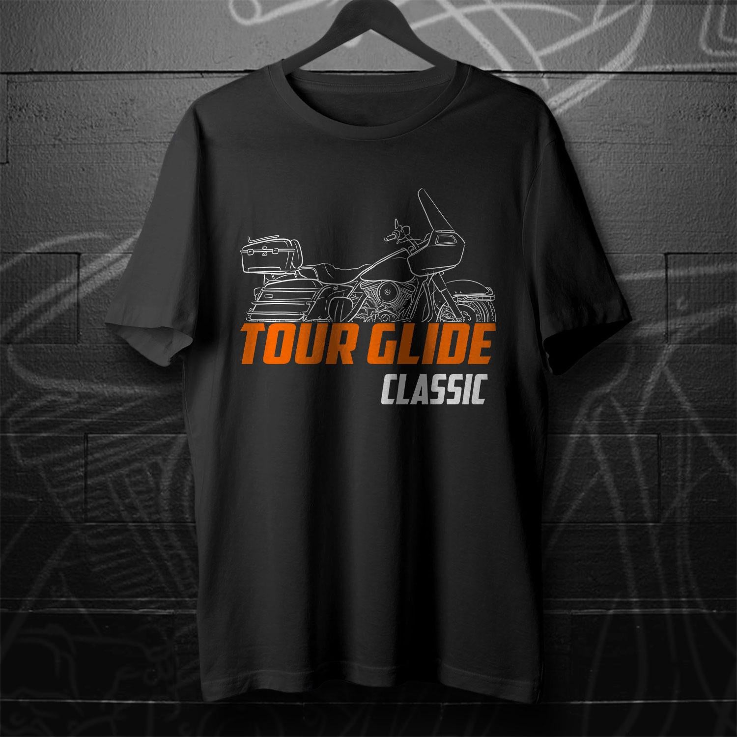 Harley-Davidson FLTC Tour Glide Classic Inspired T-Shirt - Biker Motorcycle Tee Shirt