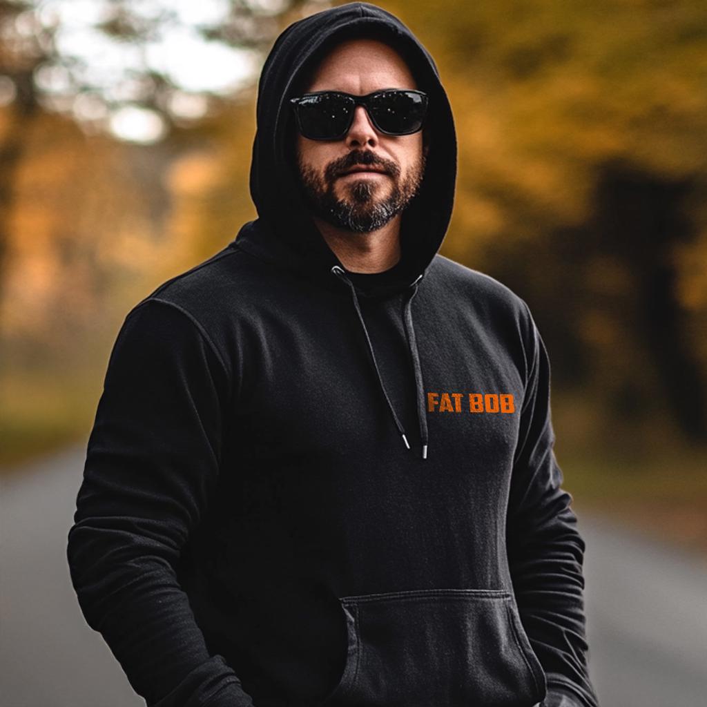 Harley-Davidson FXEF Fat Bob 1979-1985 Inspired Hoodie - Biker Motorcycle Sweatshirt