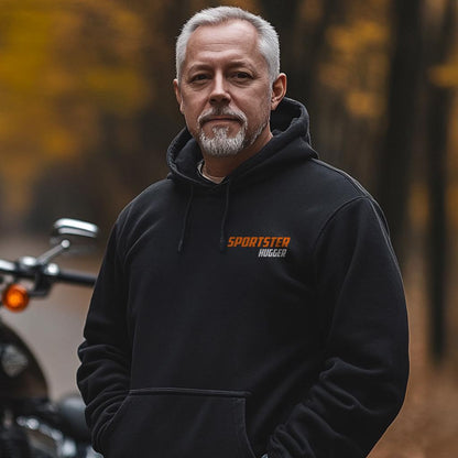 Harley-Davidson Sportster XLH 883 Hugger Inspired Hoodie - Biker Motorcycle Sweatshirt