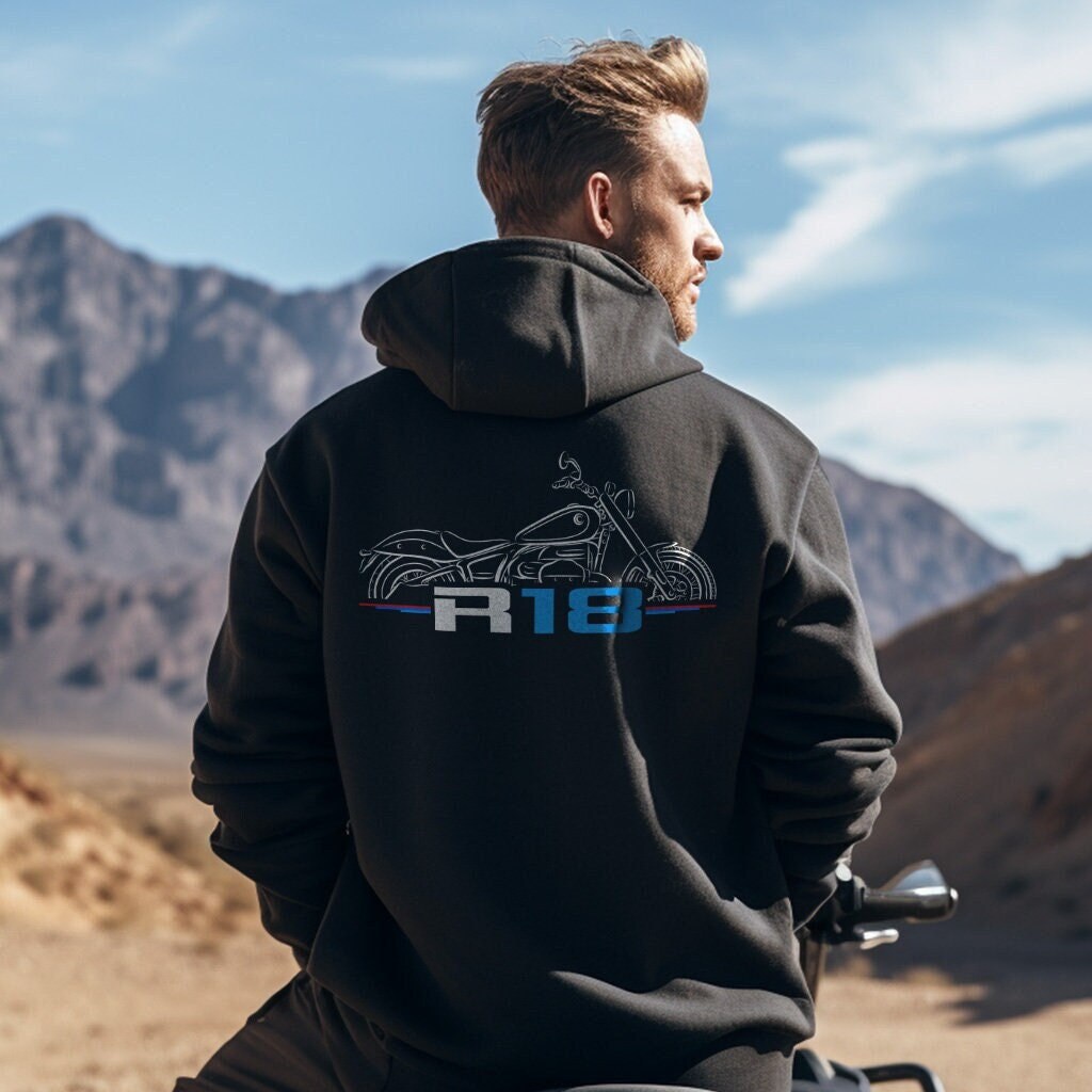 BMW R 18 Hoodie - Motorcycle Sweatshirt for Motorrad Riders
