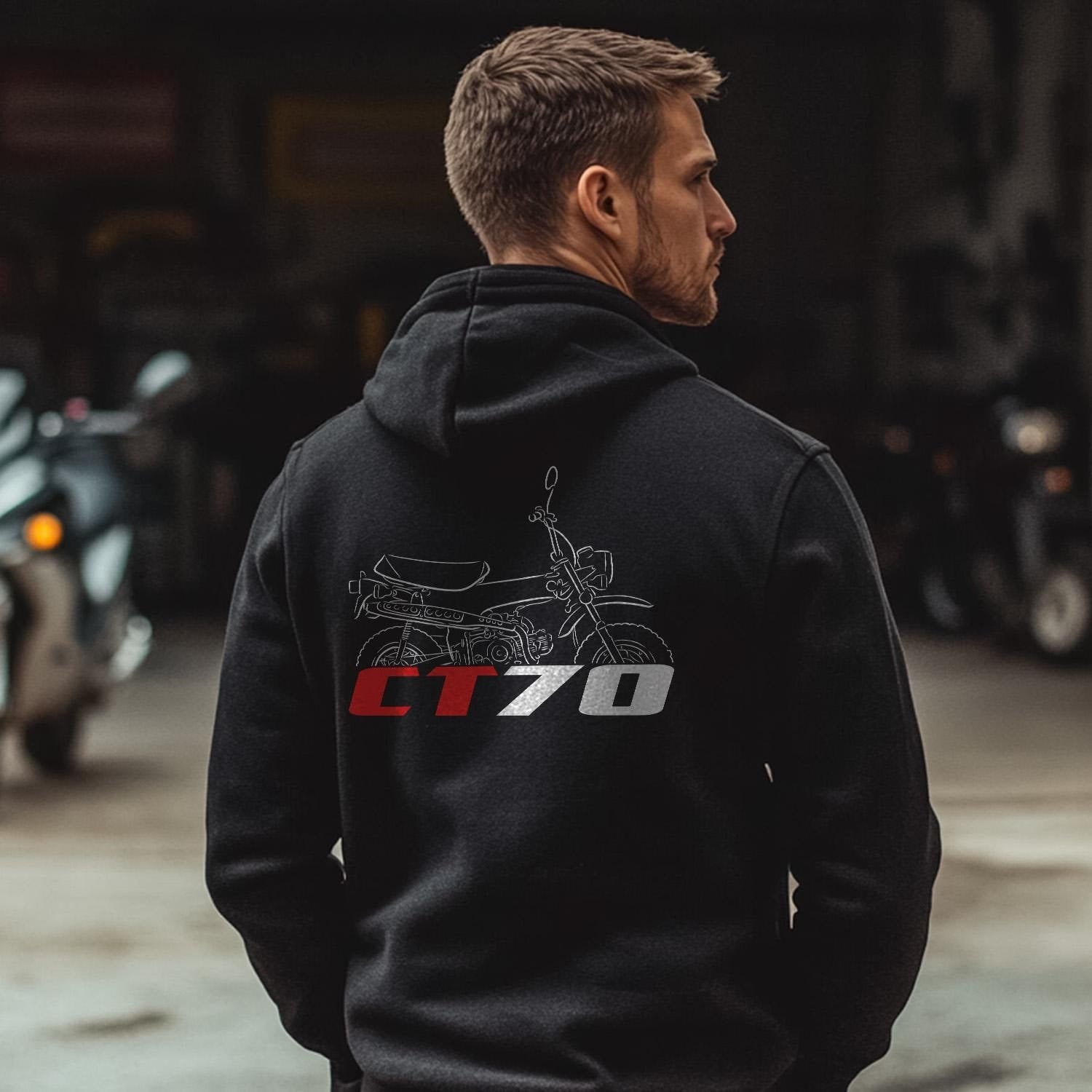 Honda CT 70 Inspired Hoodie - Motorcycle Sweatshirt