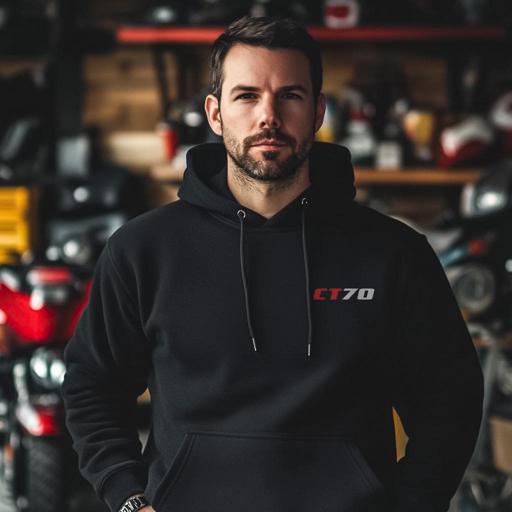 Honda CT 70 Inspired Hoodie - Motorcycle Sweatshirt