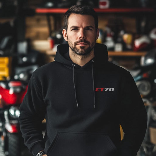 Honda CT 70 Inspired Hoodie - Motorcycle Sweatshirt