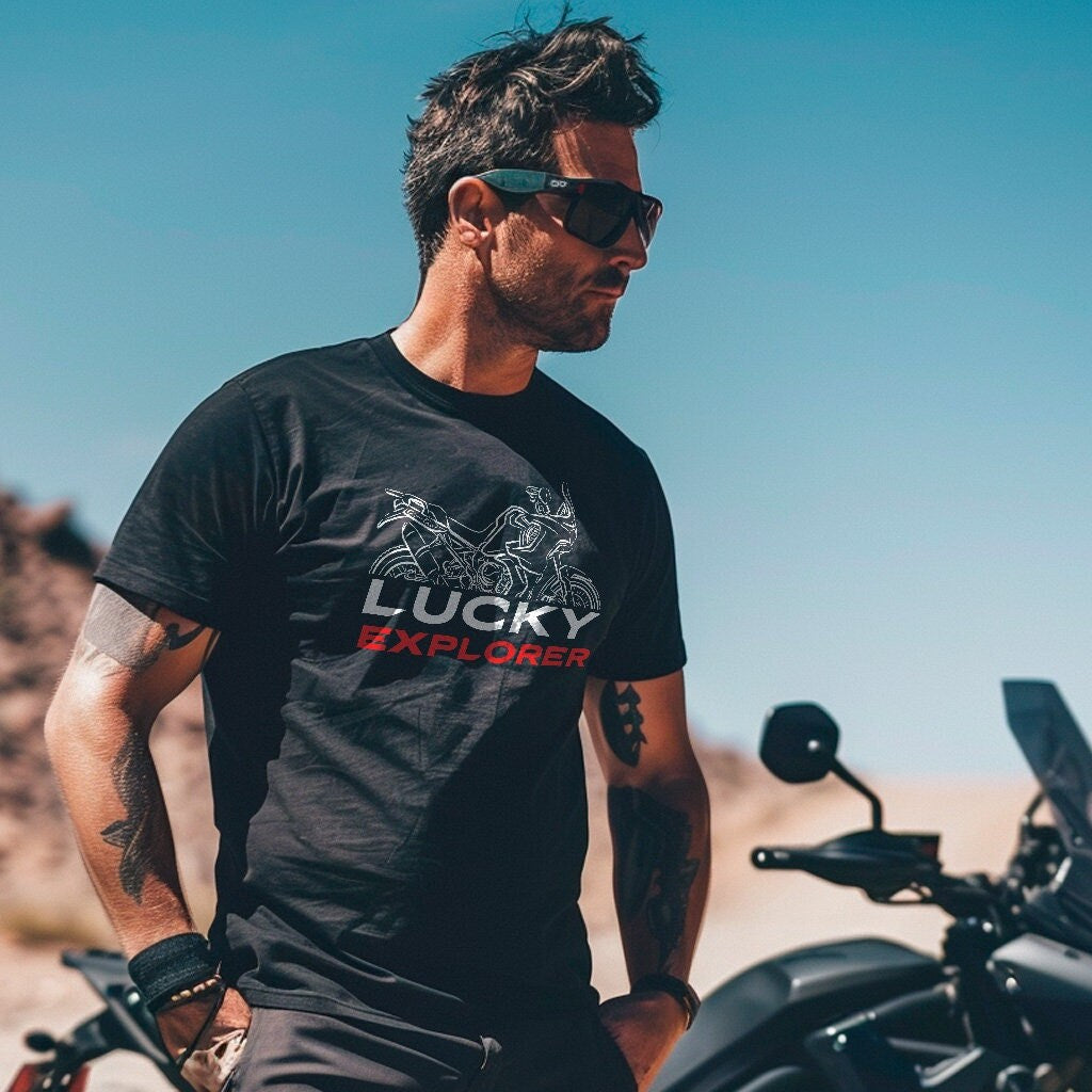 MV Agusta Lucky Explorer T-Shirt - Motorcycle Tee Shirt for ADV Riders