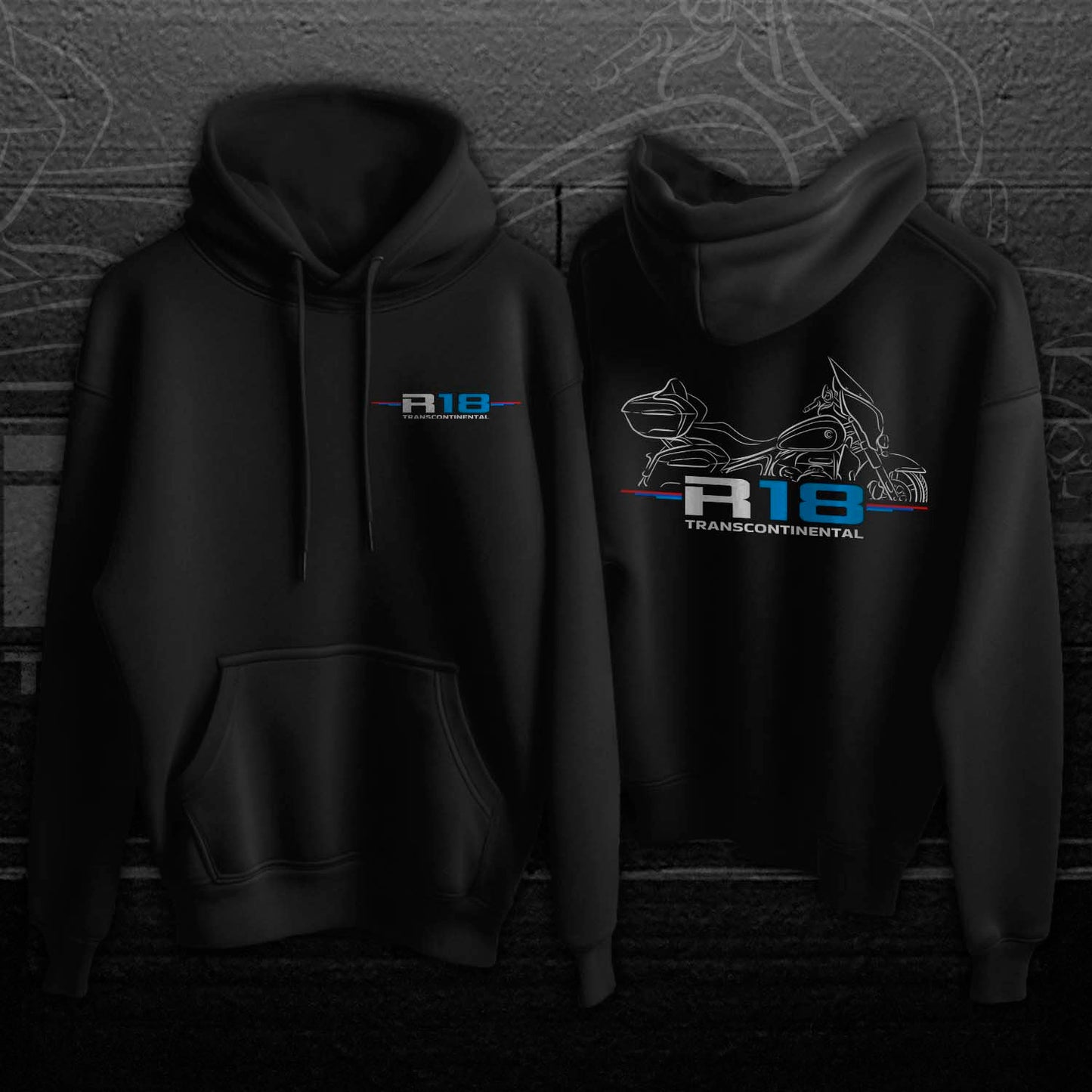 BMW R 18 Hoodie - Motorcycle Sweatshirt for Motorrad Riders