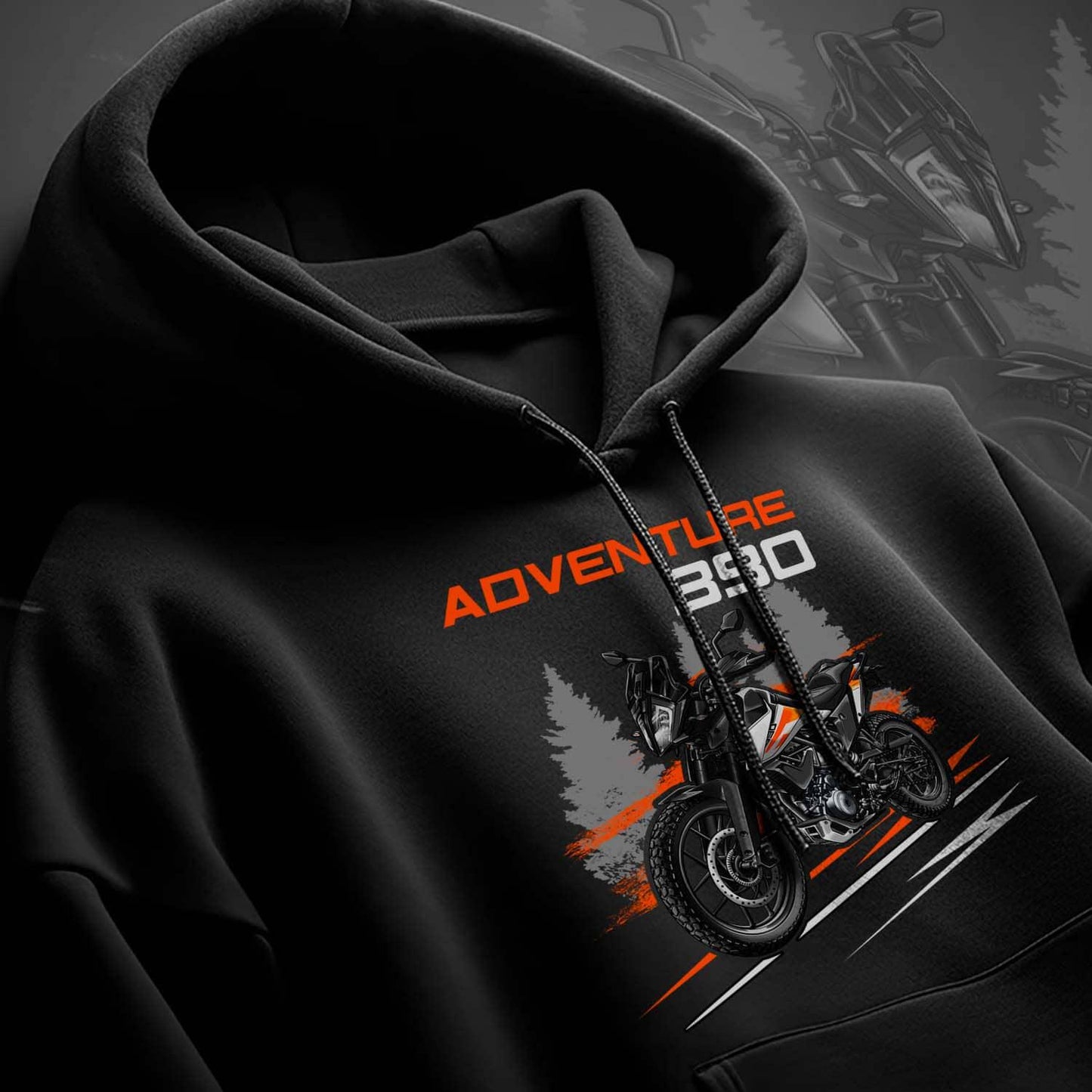 KTM 390 Adventure Inspired Hoodie - ADV Motorcycle Sweatshirt